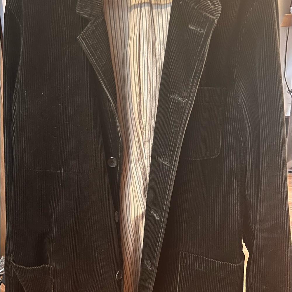 Banana Republic Black Corduroy Blazer